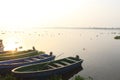 Speedboats at badagry waterfront ,lagos, nigeria Royalty Free Stock Photo