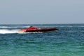 Speedboats racing