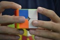 Speedcubing competition in the city of Madrid, in Spain