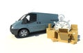 Speediest van transportation Royalty Free Stock Photo