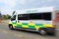 Speeding ambulance England