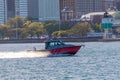 Speeding Boats around Chicago