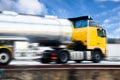 Speeding truck Royalty Free Stock Photo