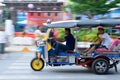 Speeding Tuk Tuk in Bangkok