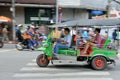 Speeding Tuk Tuk in Bangkok