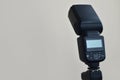 Speedlight gun with trigger set mounted on tripod