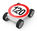 The speedlimit Royalty Free Stock Photo