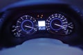 Speedometer of a car speed Royalty Free Stock Photo