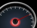 Speedometer on dark background Royalty Free Stock Photo