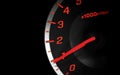 Speedometer in the dark Royalty Free Stock Photo
