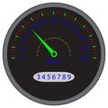 Speedometer dashboard device