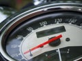 Speedometer detail Royalty Free Stock Photo