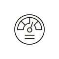 Speedometer icon Royalty Free Stock Photo