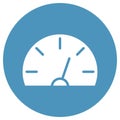Speedometer Isolated Vector icon which can easily modify or edit Royalty Free Stock Photo