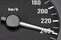 Speedometer at 240 km/h