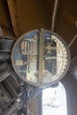 Speedometer in the locomotive control cabin Royalty Free Stock Photo