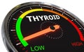 Measuring thyroid level Royalty Free Stock Photo