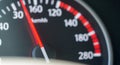 Speedometer in Motion Royalty Free Stock Photo