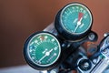 Speedometer motorcycle Royalty Free Stock Photo