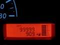 Speedometer numbers, car dials, ODO numbers, car gauges, gas gauges. Royalty Free Stock Photo