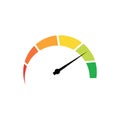 Speedometer racing icon Royalty Free Stock Photo