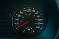 Speedometer Showing A Full Fuel Tank Royalty Free Stock Photo