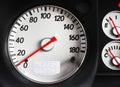 Speedometer of Sport Car