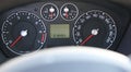 Speedometer and tachometer Royalty Free Stock Photo