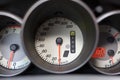 Speedometer, tachometer and fuel