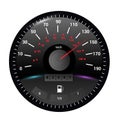 Speedometer vector car speed dashboard panel and speed-up power measurement design illustration set of speed-limit