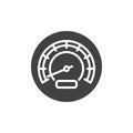 Speedometer vector icon Royalty Free Stock Photo