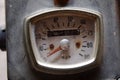 Speedometer vintage motorcycle Royalty Free Stock Photo