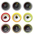 Speedometers for downloads Royalty Free Stock Photo