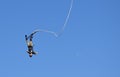 Bungeejump from the lookout tower in Scheveningen