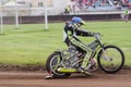 Speedway rider Royalty Free Stock Photo