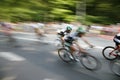 Speedy cyclists Royalty Free Stock Photo