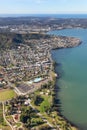 Speers Point Warners Bay aerial view Royalty Free Stock Photo