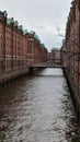 Speicherstadt - City of Warehouses in Hamburg, Germany Royalty Free Stock Photo