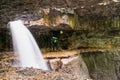 Speleologist At Mayei Cave In Ecuador Royalty Free Stock Photo