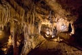 Speleothem formations in Luray Caverns, Virginia Royalty Free Stock Photo