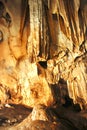Speleothems in the cave