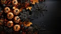 Spellbinding Halloween: A Festive Flat Lay Mockup Celebrating Autumn's Enchantment