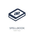 Spellbook icon. Trendy flat vector Spellbook icon on white background from Fairy Tale collection