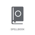 Spellbook icon. Trendy Spellbook logo concept on white background from Fairy Tale collection