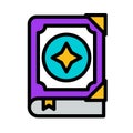 Spellbook vector, Magic related filled style editable stroke icon Royalty Free Stock Photo