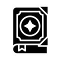 Spellbook vector, Magic related solid style editable stroke icon Royalty Free Stock Photo