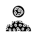 spelled groat glyph icon vector illustration