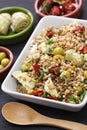 Spelt salad, insalata di farro, italian cuisine Royalty Free Stock Photo