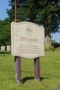 OLD CEMETERY SPENCER MASS.. 1740 Royalty Free Stock Photo