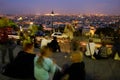 Spend night in Paris - panoramics Royalty Free Stock Photo